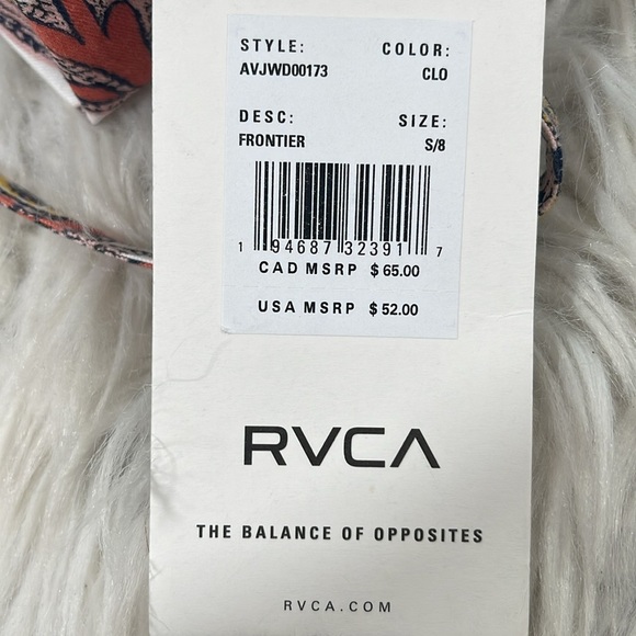 RVCA Frontier Paisley Dress Adjustable Straps Size Small NEW - Picture 10 of 12